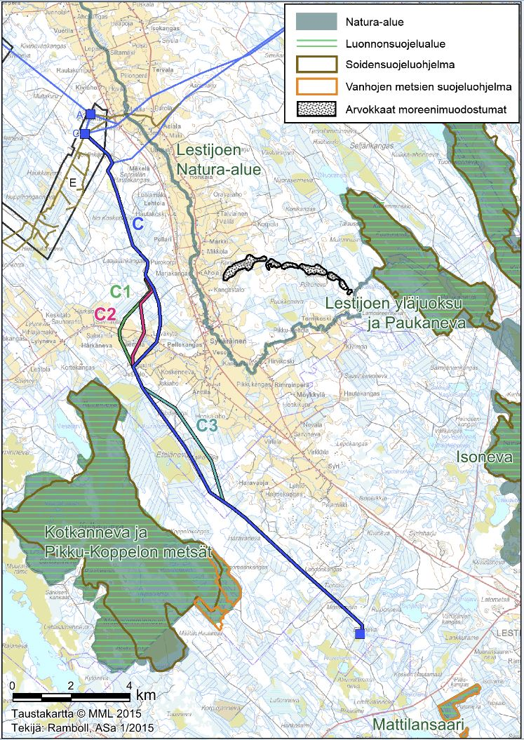 110 KV SIIRTOLINJA LÄNSI-TOHOLAMMIN TUULIPUISTO LESTIJÄRVEN ASEMA, YMPÄRISTÖSELVITYS 24 110 KV SIIRTOLINJA LÄNSI-TOHOLAMMIN TUULIPUISTO LESTIJÄRVEN ASEMA, YMPÄRISTÖSELVITYS 25 Viitasammakko