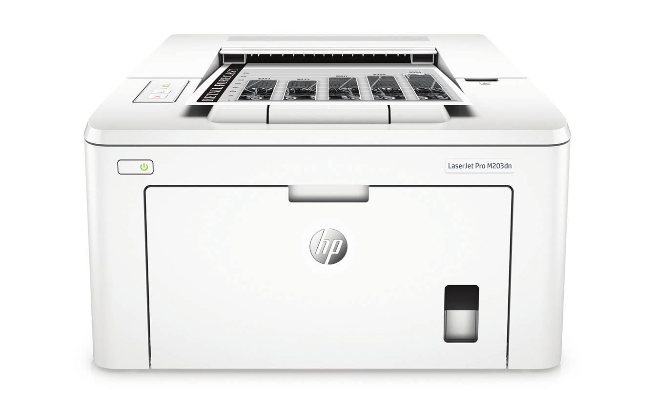 Tiedot HP LaserJet Pro M203-sarjan tulostimet Pysy askeleen edellä Saat enemmän sivuja, suorituskykyä ja suojaa langattomasta HP LaserJet Pro