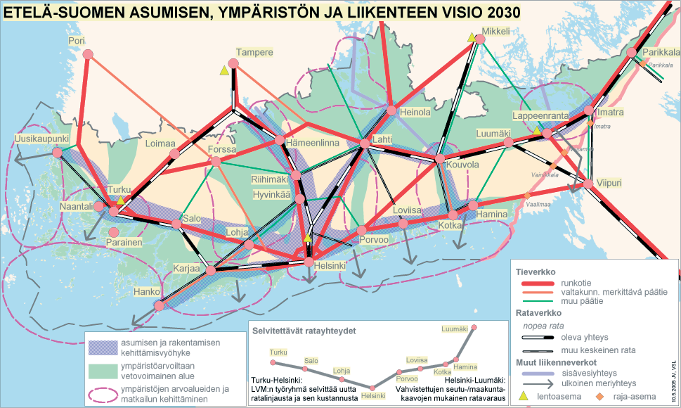 6.4 Seutukunnat osana Varsinais-Suomea ja Etelä- Suomen kehityskäytävää Etelä-Suomen seitsemän maakuntaa ovat yhdessä laatineet vision alueen tulevasta kehityksestä.