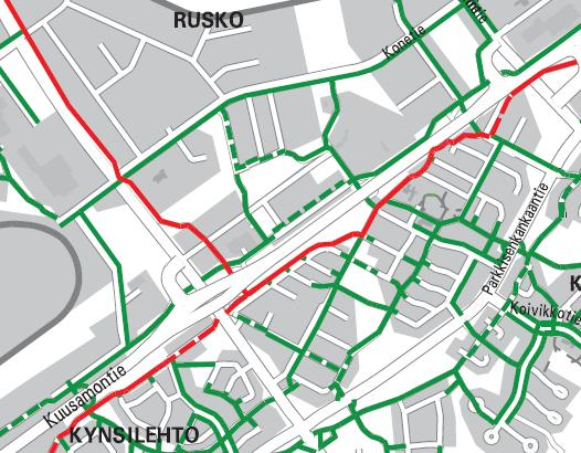 Sivu 8 564-2291 Asemakaavan muutos 5.1.2017, Laakeritie 7-9, luonnos 3.3 Liikenneyhteydet ja kunnallistekniikka Suunnittelualueelle on hyvät liikenneyhteydet Kuusamontietä ja Raitotietä pitkin.