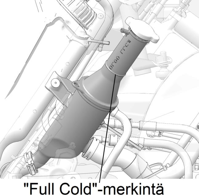 MOOTTORIKELKAN HUOLTO Jäähdytysjärjestelmä Jäähdytysjärjestelmä Polaris suosittelee Extended Life Antifreeze 50/50 Premix -jäähdytysnesteen käyttämistä nestejäähdytetyissä moottorikelkoissa.