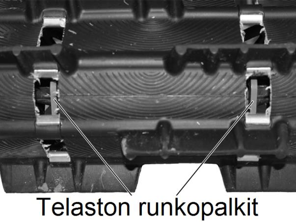 MOOTTORIKELKAN HUOLTO Telamatto NEUVO: Kylminä aamuina tehtävä telamaton esilämmitys lisää maton käyttöikää.