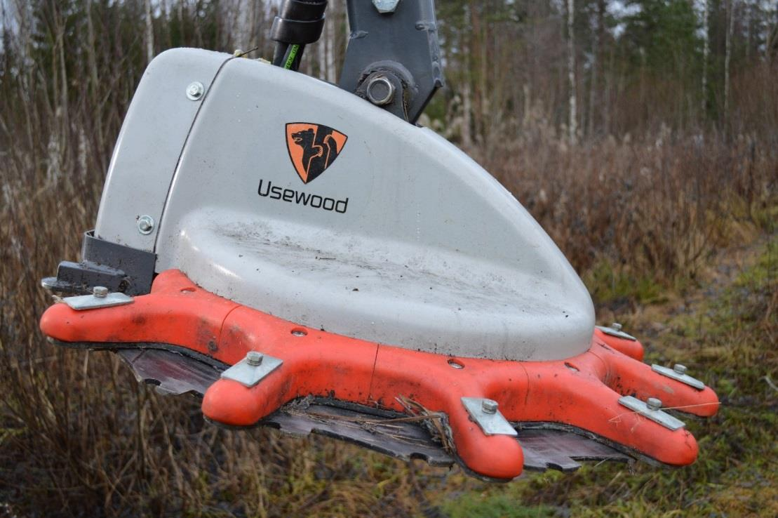 Kuva 13. UW40-raivain. Linjaraivauksessa on kokeiltu myös ketjuraivainta.