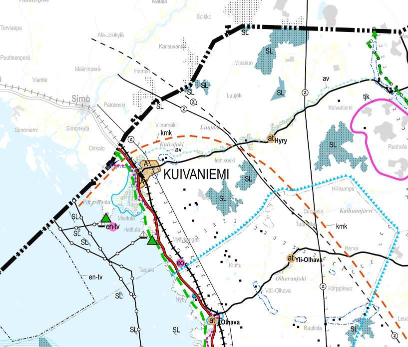 15 (49) voimajohdon rinnalle lisäämään Suomen ja Ruotsin välistä sähkönsiirtokapasiteettia. Hankkeen YVA-menettely on päättynyt 2001.