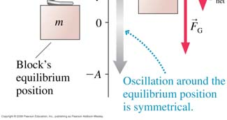 Jousivoima on silloin F sp = +(ΔL y, joten nettovoima on ( Fnet y ( L y mg