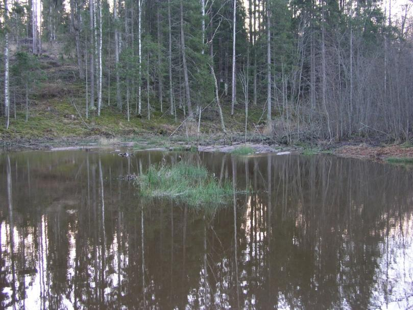 ainesta kulkeutunut valuma-alueelta