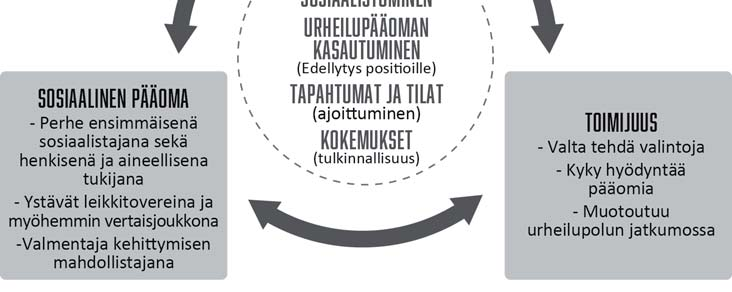 Synteesi on muodostunut osatutkimusten abstrahoinnin kautta, jossa tulkintateorioina on käytetty urheilun rationalisoitumista ja