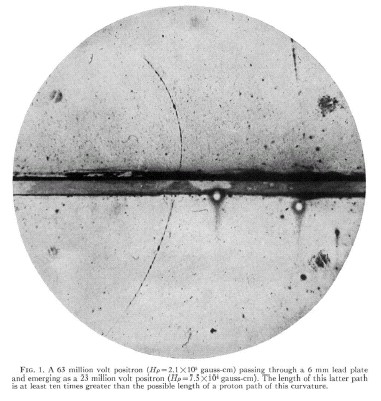 Heisenberg and Dirac The positron was discovered in 1932 by Carl Andersson.