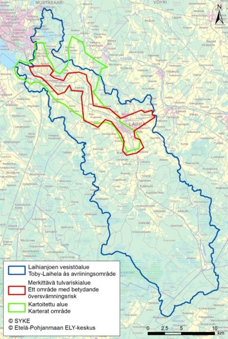 Tulvariskikartoitusraportti iite 6 1. Johdanto aihianjoki sijaitsee Pohjanmaan maakunnassa, ja virtaa pääosin aihian, ustasaaren ja Vaasan kuntien alueella (kuvat 1 ja 2).