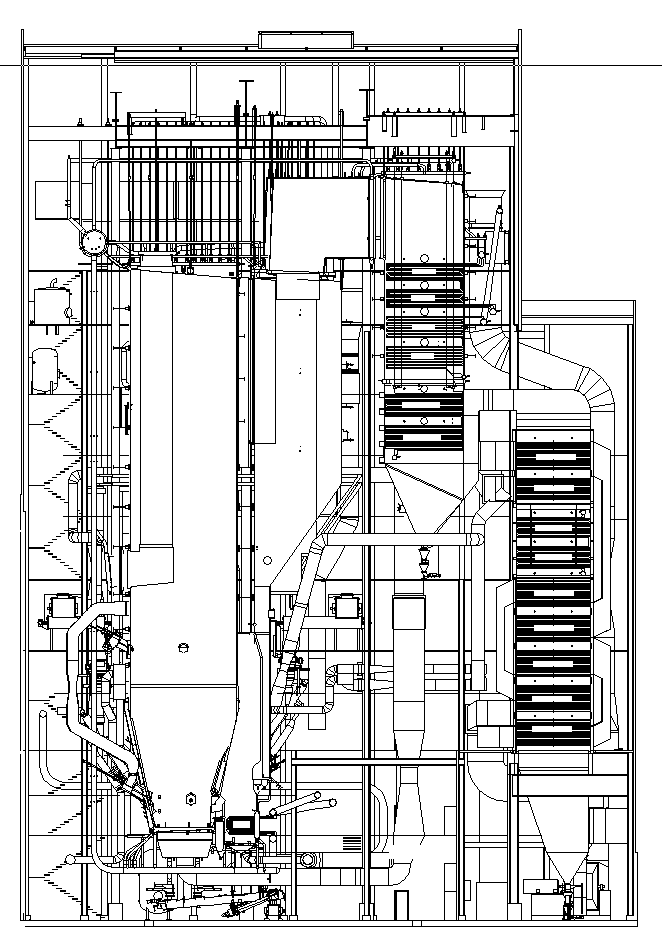 23(50) Convection cage Steam Drum COD Hanger tubes Superheater Wing Walls Economizer Separator Furnace