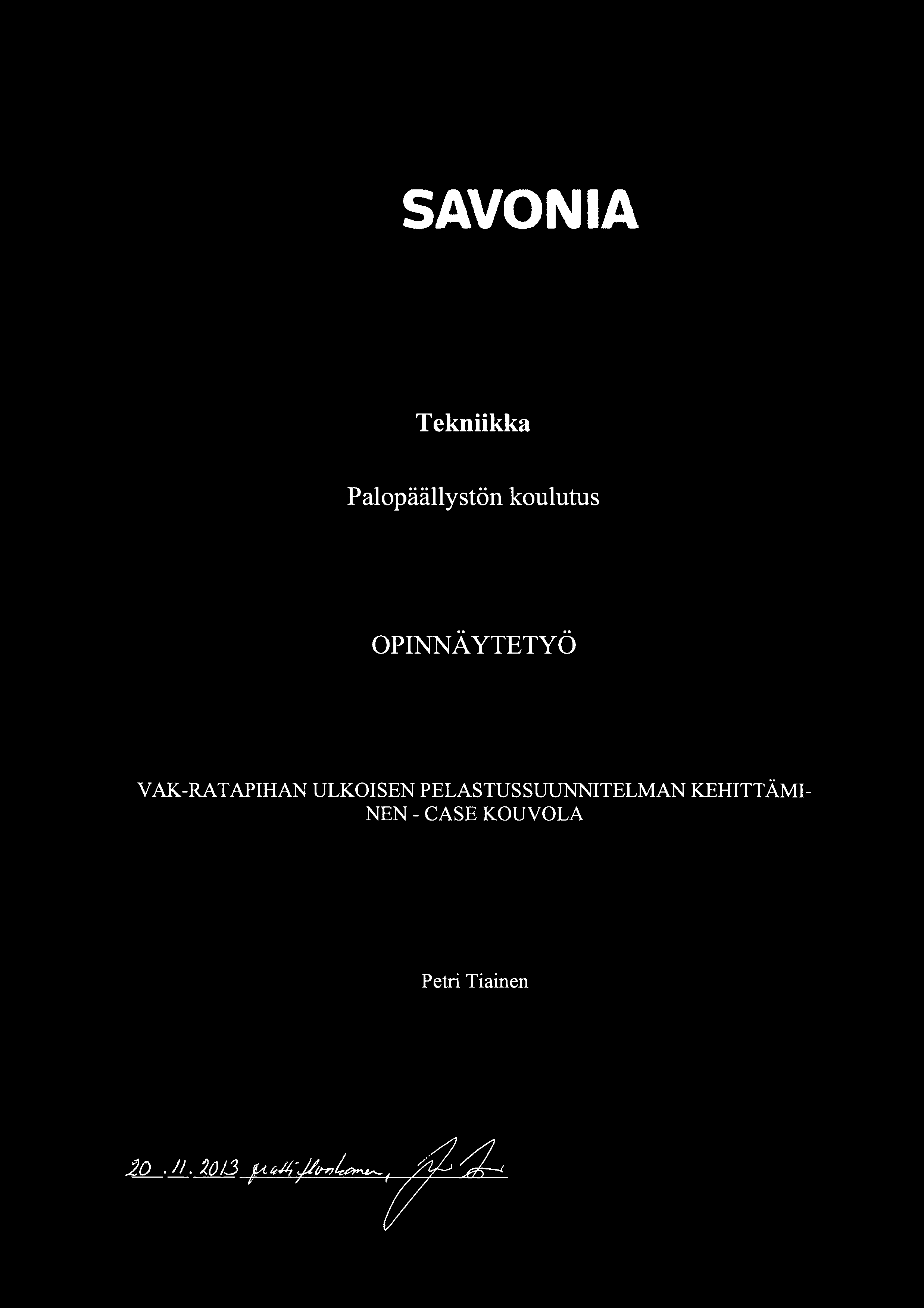 ... OPINNA YTETYO VAK-RATAPIHAN