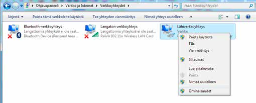 - Windows 8 Aloitus -> Hae ->  2. Aukeaa Ohjauspaneeli-ikkuna.