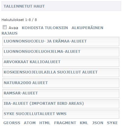 luonnonsuojelu Taustakartta