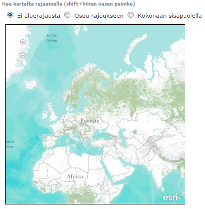 Geoportal Serverin ominaisuuksia Tunnistaa standardien mukaisia metatietoprofiileja: ESRI