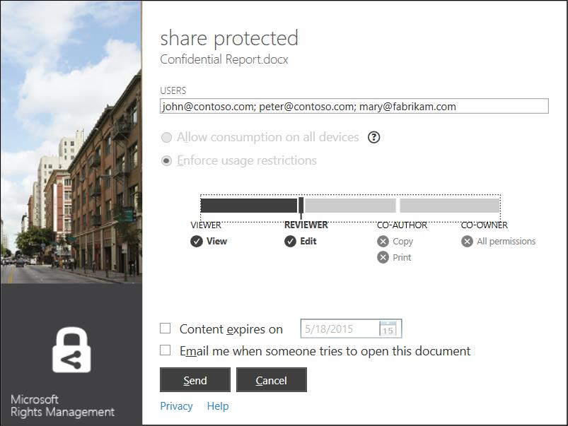 securely share documents