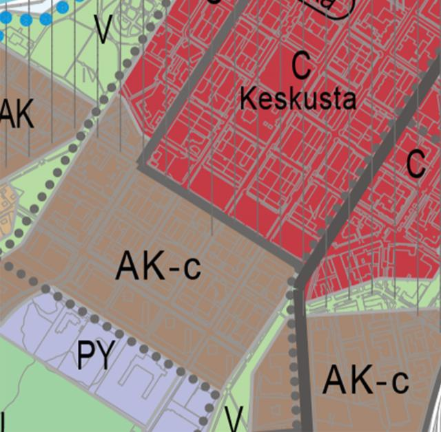 3/5 Sivu 4 Voimassa oleva asemakaava Suunnittelualueella on voimassa 12.1.1966 päivätty asemakaava, jossa suunnittelualueen tontti on merkitty liike- ja asuntokerrostalojen korttelialueeksi (ALK).