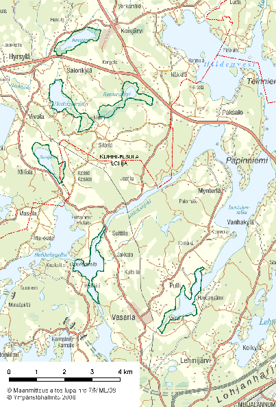 1 Johdanto Nummi-Pusulan lintuvedet on valtakunnallisesti ja kansainvälisesti arvokkaaksi luokiteltu, kuuden lähekkäisen lintuvesialueen muodostama kokonaisuus.