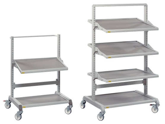 säädettävissä 650-900 mm Kantavuus: 150 kg Malli Mitat, L x S x K, mm WES860422 750 x 500 x 650-900 SÄÄTÖVAUNUT Ergonominen liikuteltava työasema Voidaan varustaa