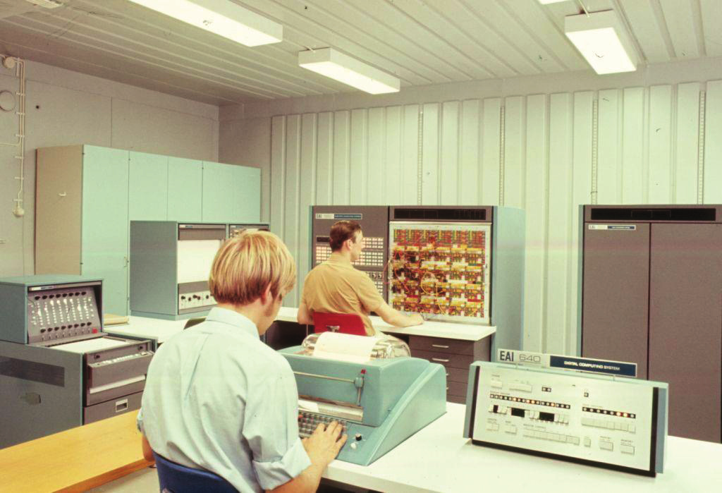fulfil the requirements for real-time simulation. Consequently, a hybrid computer, using both analog and digital computing, was acquired for the purpose (Winter 2001).