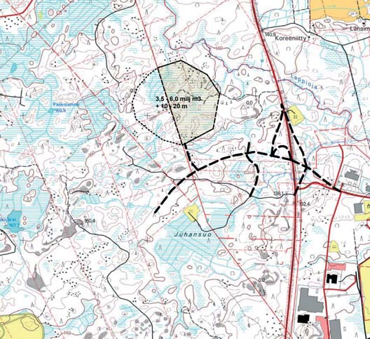 7.8 Myllypuro 7.8.1 Suunnitelma Myllypuron suunniteltu maanvastaanottoalue sijoittuu Tampereen kaupungin länsiosaan, lähelle Ylöjärven kunnan ja Nokian kaupungin rajaa, Leppiojan eteläpuolelle.