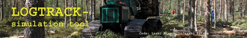 LOCKTRACK-simulaattori Simulaattori sijoittaa puutavaralajit kasoille ajourien varteen muodostaa mahdolliset ajoreitit käyttää nk.