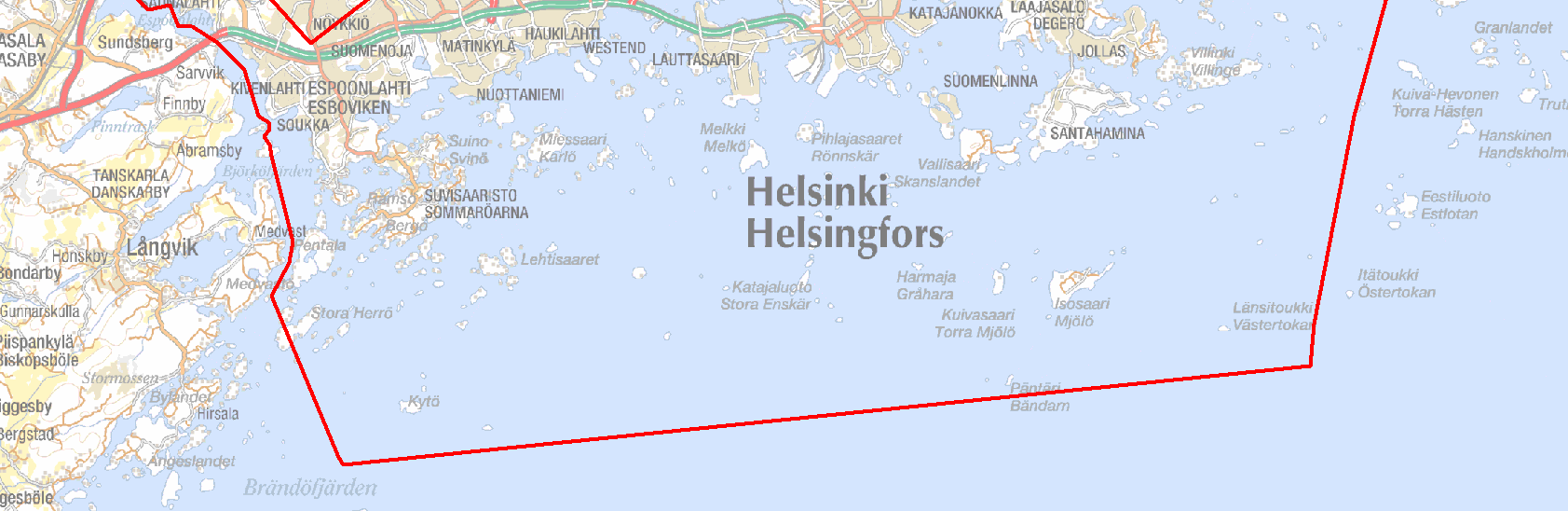 1 Meren rannikkoalueen kuvaus Espoon ja Helsingin edustan rannikkoalueet sijaitsevat Suomenlahden pohjoisenpuoleisilla rannoilla noin 120 km itään Itämeren pääaltaasta ja noin 300 km Suomenlahden