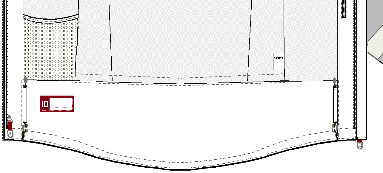 MALLINIMI: ULKOTAKKI (SISÄPUOLI) HOITO-OHJE: ÄLÄ KÄYTÄ HUUHTELUAINETTA Materiaali: 2/2 Twill 2 -kerroslaminaatti, EN 343 huononsään vaate: 100% PES tai 100% PA. Paino noin 170g/m². Kutistuvuus max.