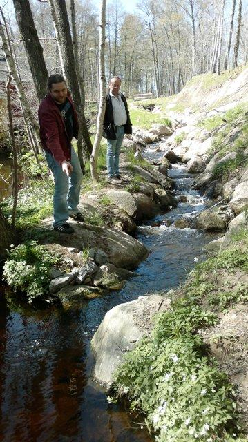 River Gullspångsälven, Robert Skogh, Mariestad municipality (in charge of the Gullspång project), fishery