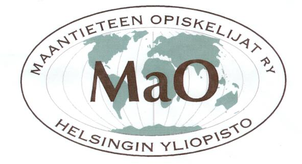 PAIKKA: Maantieteen kokoushuone, Physicum AIKA: 18.01.2017 klo 17.