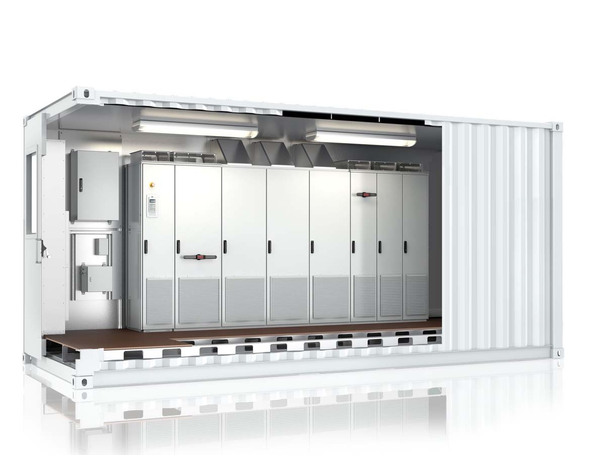 Central invertterit PVS800-IS Layout 800 x1000 ( w x h) free space reservation for post installations (e.g. monitoring).