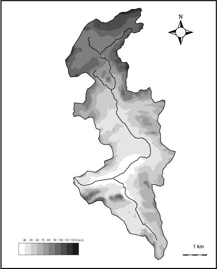 Lepsämänjoen tutkimusalue 23 km 2