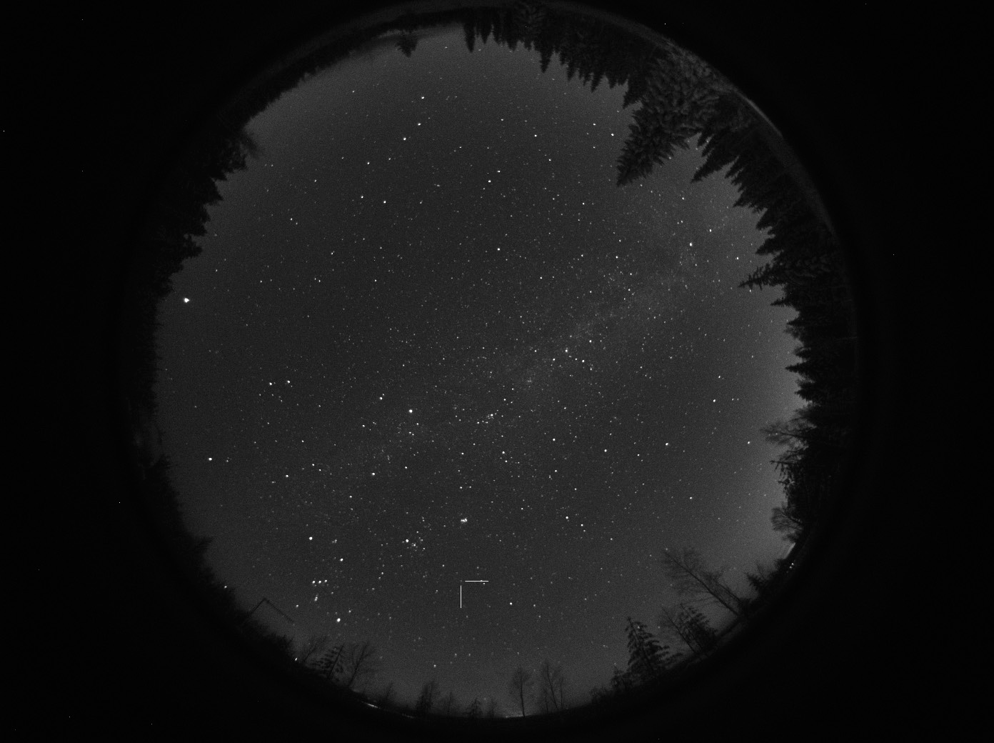 Komeetta C/2014 Q2 (Lovejoy) on hyvin havaittavissa läpi yön.