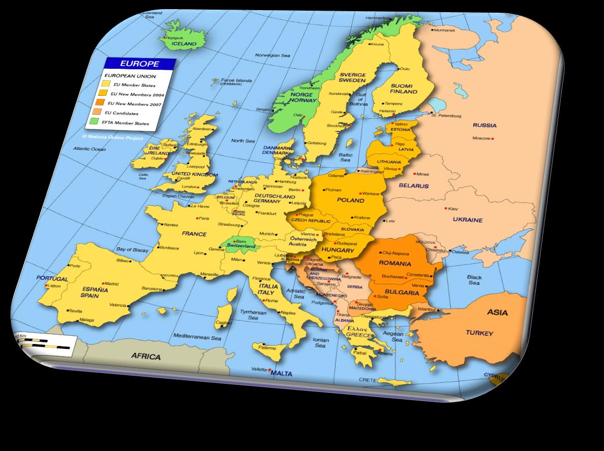 kohtaamista koko Euroopan alueella