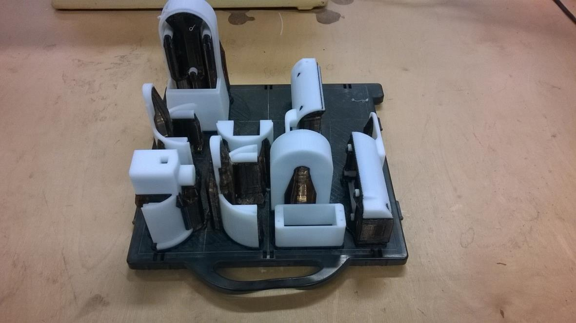 54 Kuva 39. 3D-tulostimesta valmistuneita robottikäden osia 6.