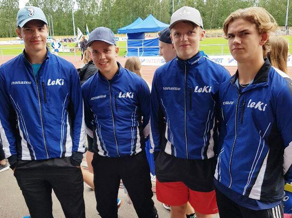 SM-viestit Helsinki M19 4x100m (Tomy Nurmesniemi-Santeri Kuusiniemi-Juuso Petäjäsuo- Matias Mustonen) 10. M19 4x100m aj (Santeri Kuusiniemi-Juuso Petäjäsuo-Matias Mustonen-Tomy Nurmesniemi) 4.