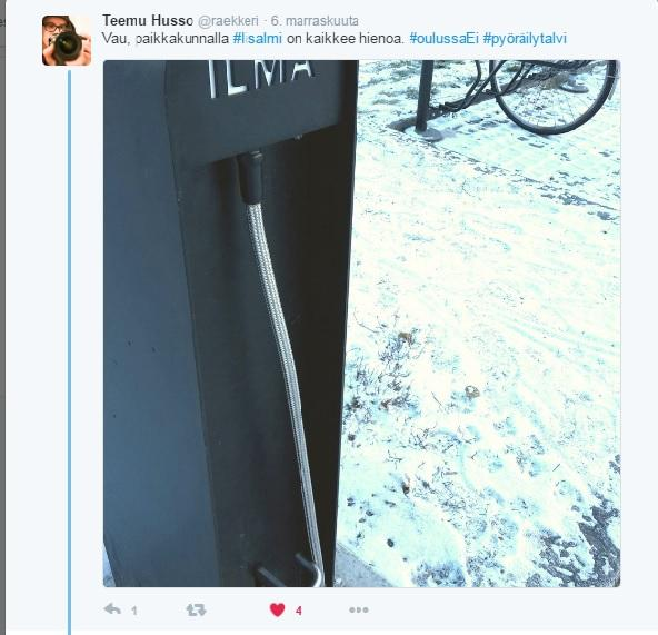 Pyöräilykypärän käyttölaskenta tehtiin 1.6., toteutus Juhani Ahon koulun oppilasryhmä.