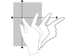 Kosketusnäytön käyttäminen TouchSmart-tietokoneen kosketusnäytössä voit suorittaa tiettyjä toimintoja sormillasi tai piirtokynällä.