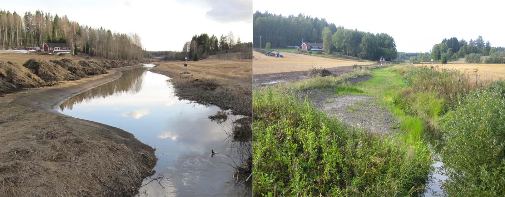 Esimerkkinä luonnonmukaisesta vesirakentamisesta