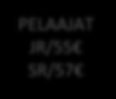 PELAAJAT (VERRYTTELYASU) Kokojaukauma: JR: 116cm, 128cm, 140cm, 152cm, 164cm SR: S, M, L, XL, XXL, XXXL Takit: HIFK kilpi painettuna vasempaan rintaan ja pieni numero tai nimikirjaimet valkoisella