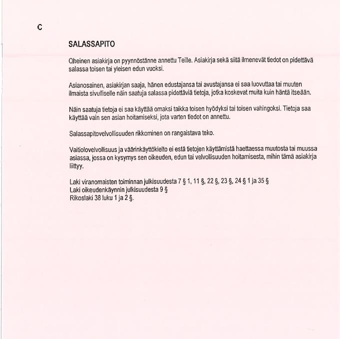 Lomake C