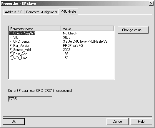 Käyttöönotto PROFIsafe-lisäkortilla S11 PROFIsafe-lisäkortin konfigurointi STEP7-järjestelmässä 6 6.2.1 PROFIsafe-lisäkortin S11 parametrointi Valitse MOVIFIT :n korttipaikalla 1 oleva F-moduuli.