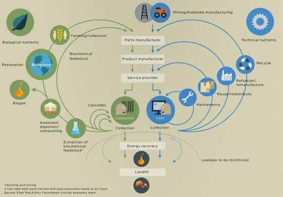 The circular economy an industrial ecosystem that is restorative by