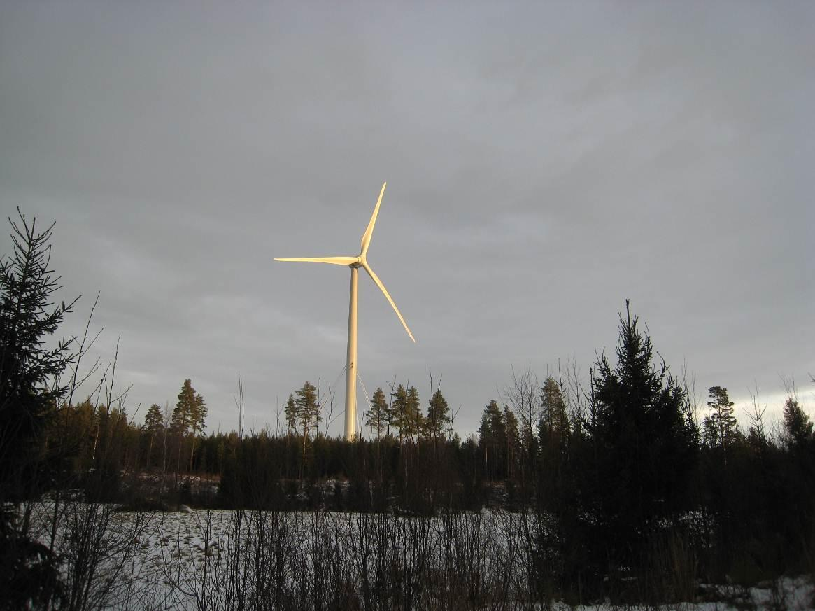 Mervento Oy Vaasa Tuulivoimalan ympäristömelumittaukset 9