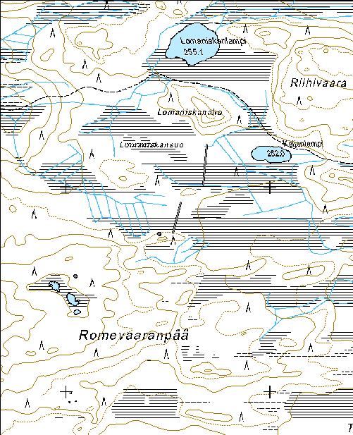 146 Kohdetyyppi: 13 Liikennekohteet Copyright: Metsähallitus 2008