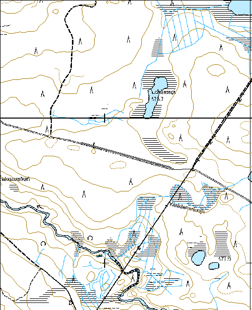 168 Kohdetyyppi: 13 Liikennekohteet Copyright: Metsähallitus 2008