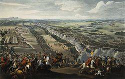 Pultavan taistelu Narvan jälkeen Kaarle XII jatkoi sotimista vuosikausia Puolassa pakottaen lopulta Saksin vaaliruhtinas Fredrik Augustin (Puolan kuninkaana August II Väkevä) luopumaan Puolan