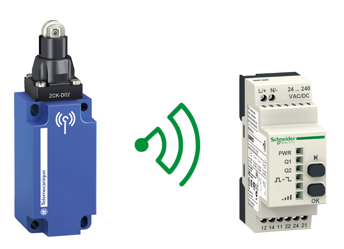 9 OsiSense XCKW Tuotteet Ominaisuudet OsiSense XCKW Käyttää Zigbee -protokollaa Jopa 100 m etäisyys vapaassa tilassa Jopa 32 lähetintä / vastaanotin Liitäntäpistevastaanottimella, 60 lähetintä