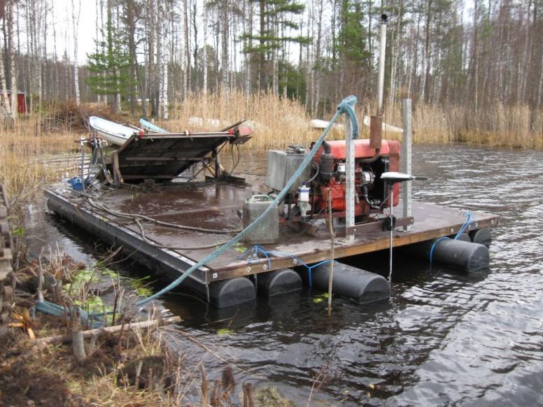 Vesikasvillisuuden poisto Veden vaihtuvuus lisääntyminen, umpeenkasvun hillitseminen,