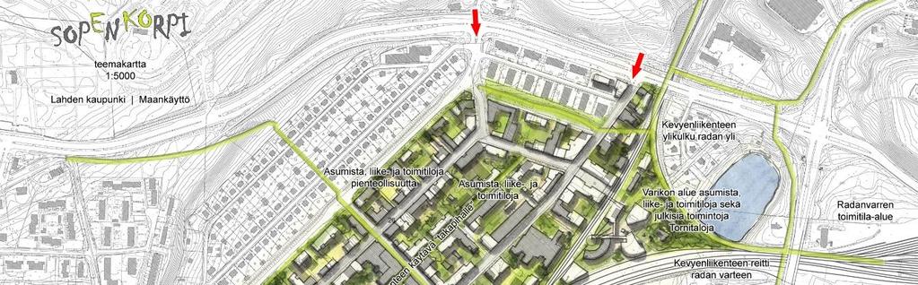 varikon alue muuttuvat vähitellen elinkeinoelämän ja asumisen seka-alueeksi.