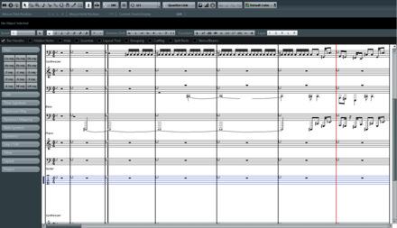 Kuva 83. Score Editor -ikkuna 10.1.7 Drum Editor Rumpueditorissa (Kuva 84.